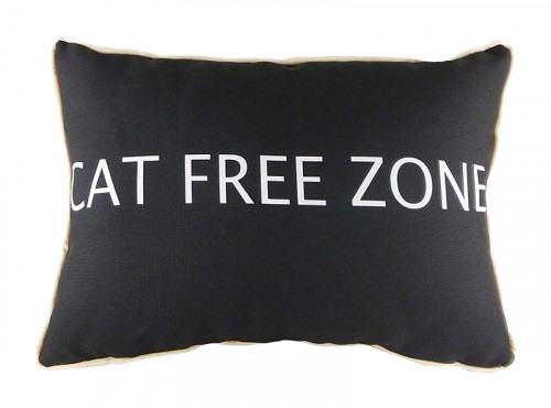 подушка с надписью cat free zone в Подольске
