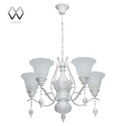 подвесная люстра mw-light версаче 639011505 белая в Подольске