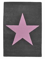 ковер wool star темно-серый-розовый в Подольске