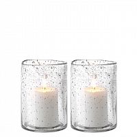 набор подсвечников стеклянный в крапинку moro s от eichholtz, 13 см, 2 штуки в Подольске