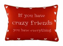 подушка с надписью crazy friends в Подольске