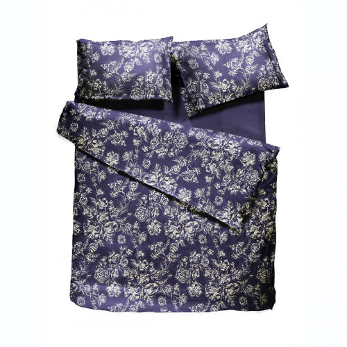 комплект постельного белья decoflux сатин евро peony indigo в Подольске
