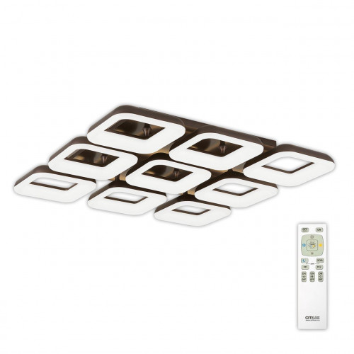 потолочная светодиодная люстра citilux паркер кофе cl225295r в Подольске