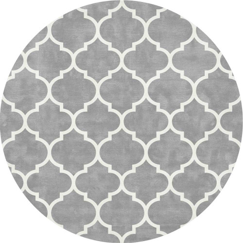 ковер trelli круглый 240x240 серый в Подольске