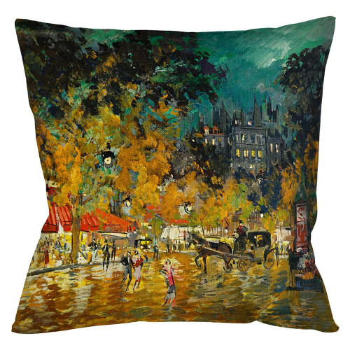 арт-подушка «ночной париж» в Подольске