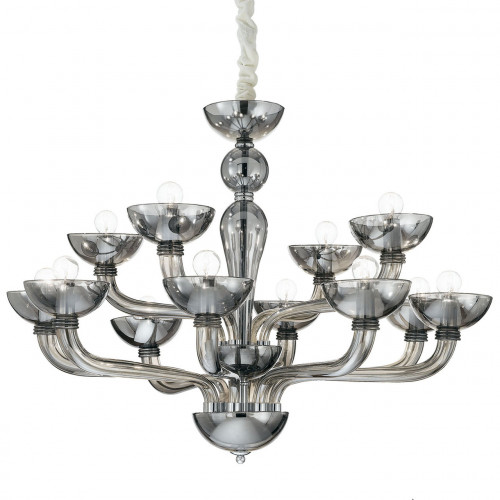 подвесная люстра ideal lux casanova sp12 fume в Подольске