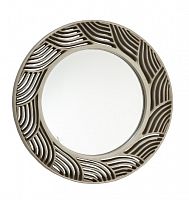 зеркало круглое серебряное в резной раме fiore в Подольске