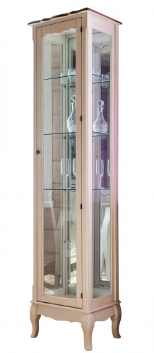 витрина mobilier de maison узкая высокая бежевая в Подольске