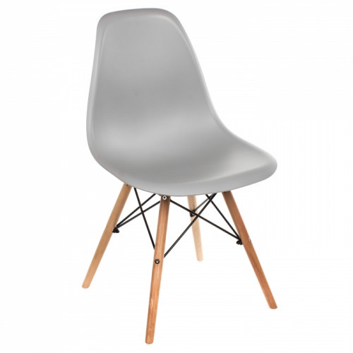стул деревянный eames pc-015 grey в Подольске