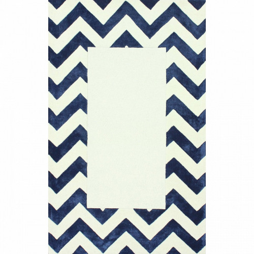 ковер zig zag синий с квадратом 120х180 в Подольске