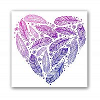 постер heart а3 (фиолетовый) в Подольске