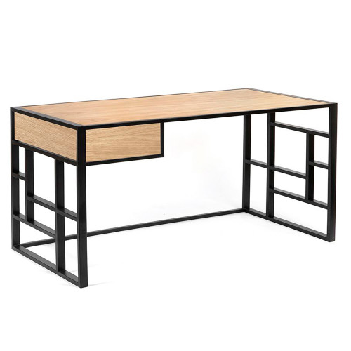 рабочий стол millenium lite 2 black светлый дуб в Подольске