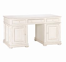 стол компьютерный нордик с состариванием, белый в Подольске