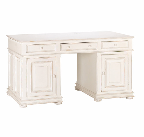 стол компьютерный нордик с состариванием, белый в Подольске