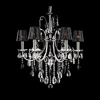 люстра md92721-6a от illuminati прозрачная/черная/ хром в Подольске