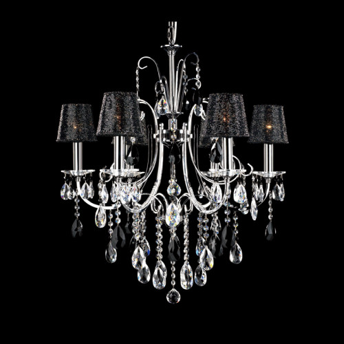 люстра md92721-6a от illuminati прозрачная/черная/ хром в Подольске