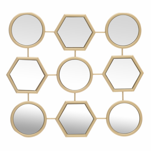 зеркало золотое настенное nine, 9 секций в Подольске