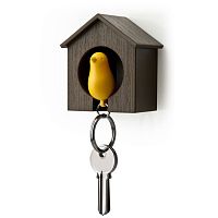 держатель+брелок для ключей sparrow коричневый-желтый в Подольске