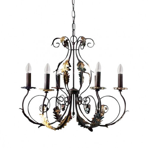 люстра 4962/6_v0580 от mm lampadari коричневая в Подольске