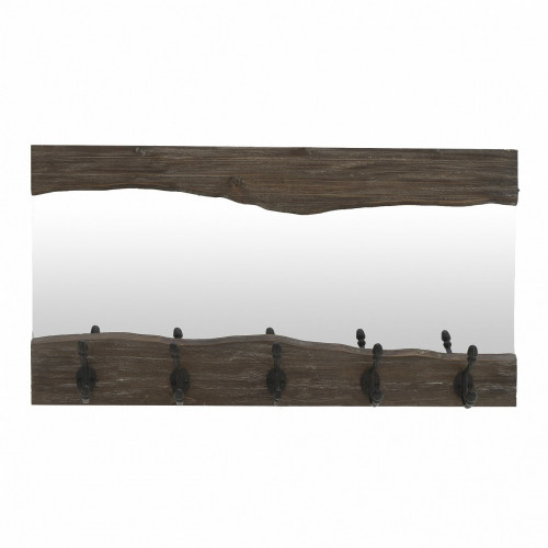 зеркало с крючками настенное деревянное в Подольске