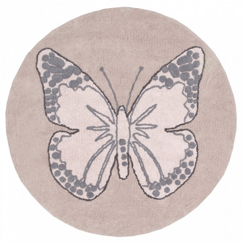 ковер бабочка винтажный розовый в Подольске