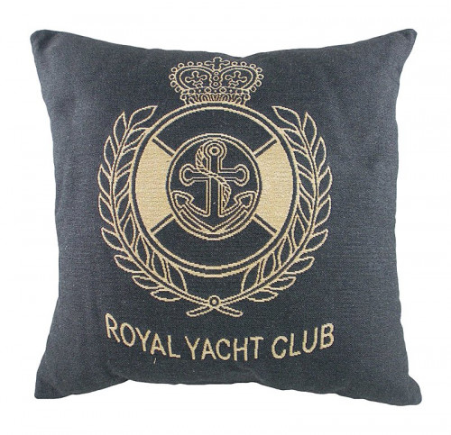 подушка с гербом королевского royal yacht club denim в Подольске