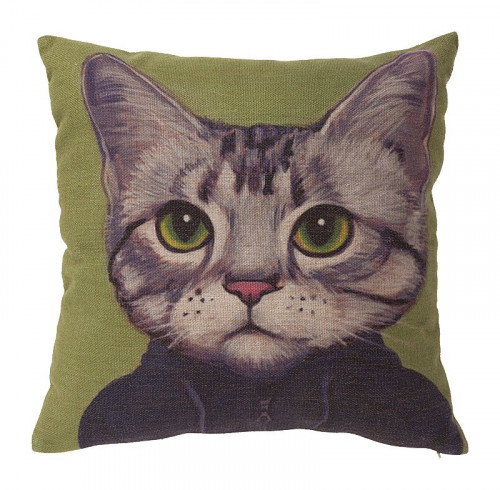 подушка с принтом mr. cat в Подольске