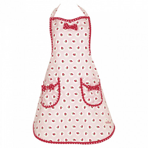 фартук strawberry pale pink w/bow в Подольске