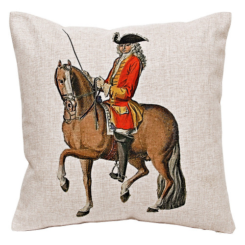 декоративная подушка «верховая езда, урок № 4» в Подольске