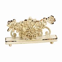 подставка для визиток pewter flower белая в Подольске