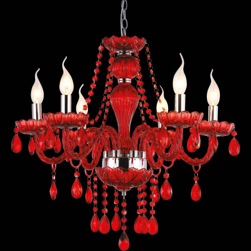 подвесная люстра arte lamp teatro a3964lm-6rd в Подольске