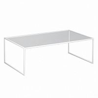 стол журнальный london lite white прозрачное стекло в Подольске
