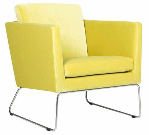 кресло clark желтое в Подольске