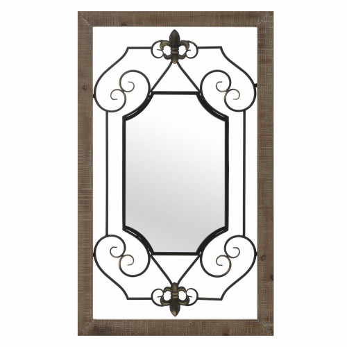 зеркало настенное металлическое с лилиями в Подольске