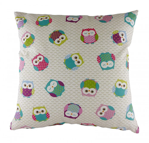 подушка с принтом owl print pink в Подольске