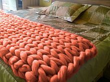 плед нежность коралловый малый в Подольске