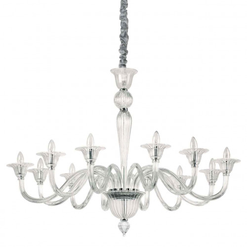 подвесная люстра ideal lux brigitta sp12 trasparente в Подольске