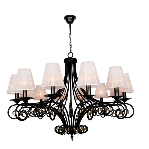 люстра дизайнерская insult белая с черным каркасом в Подольске