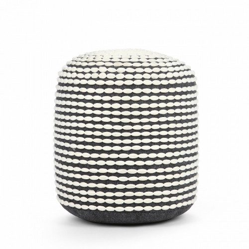 пуф rococo черно-белый в Подольске