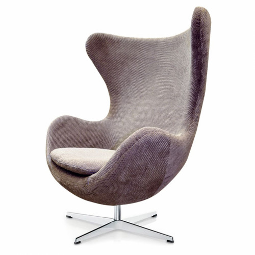 кресло egg chair гала кашемир серое в Подольске