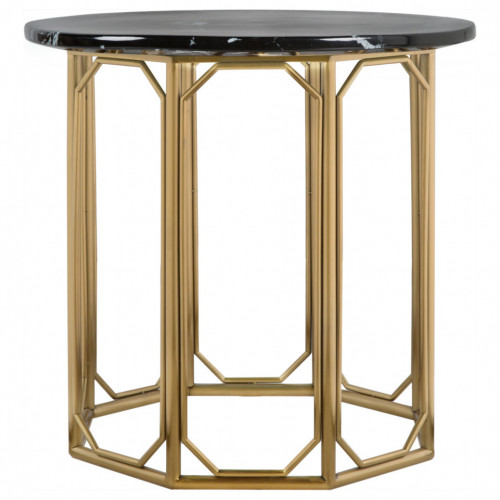 стол журнальный gold hc06 gloss черный, золотой в Подольске