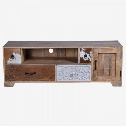 тумба под тв гобинд в древесных цветах в Подольске