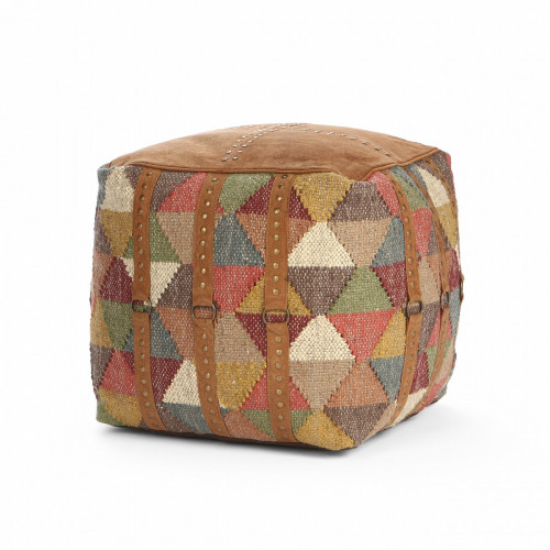 пуф union коричневый с принтом в Подольске