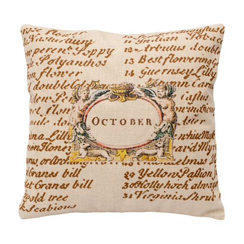 декоративная подушка «12 месяцев цветения», версия октябрь в Подольске
