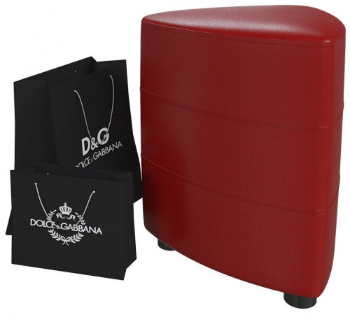 банкетка 6-5117 норд, красная искусственная кожа в Подольске