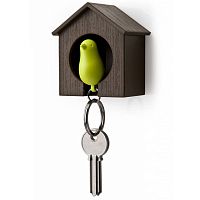 держатель+брелок для ключей sparrow коричневый-зеленый в Подольске