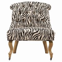 кресло amelie french country chair черно-белое в Подольске