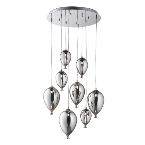 подвесная люстра ideal lux clown sp8 cromo в Подольске