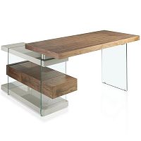 стол письменный decora от angel cerda коричневый с прозрачным в Подольске