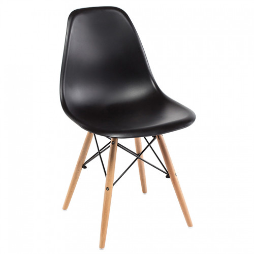 стул деревянный eames pc-015 black в Подольске